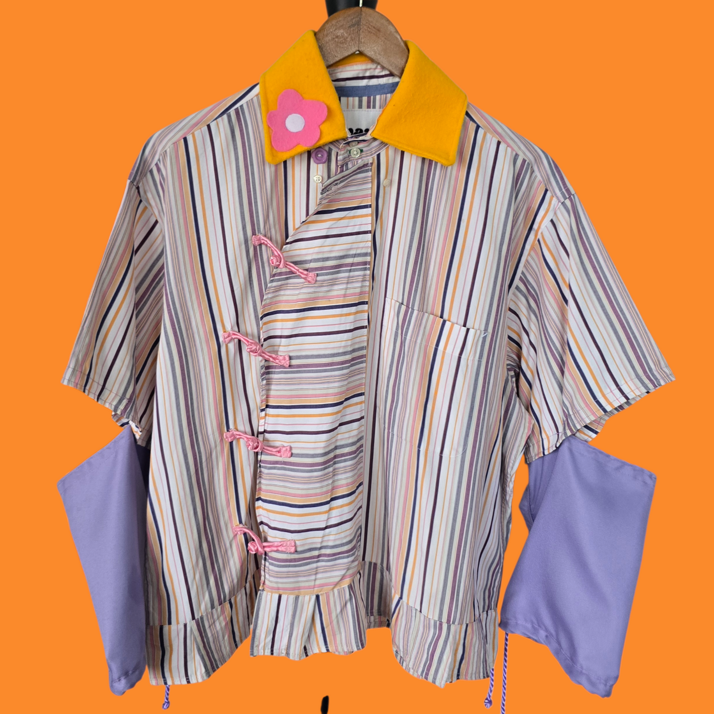 Purple Sleeve CNY Collection Cheongsam Top