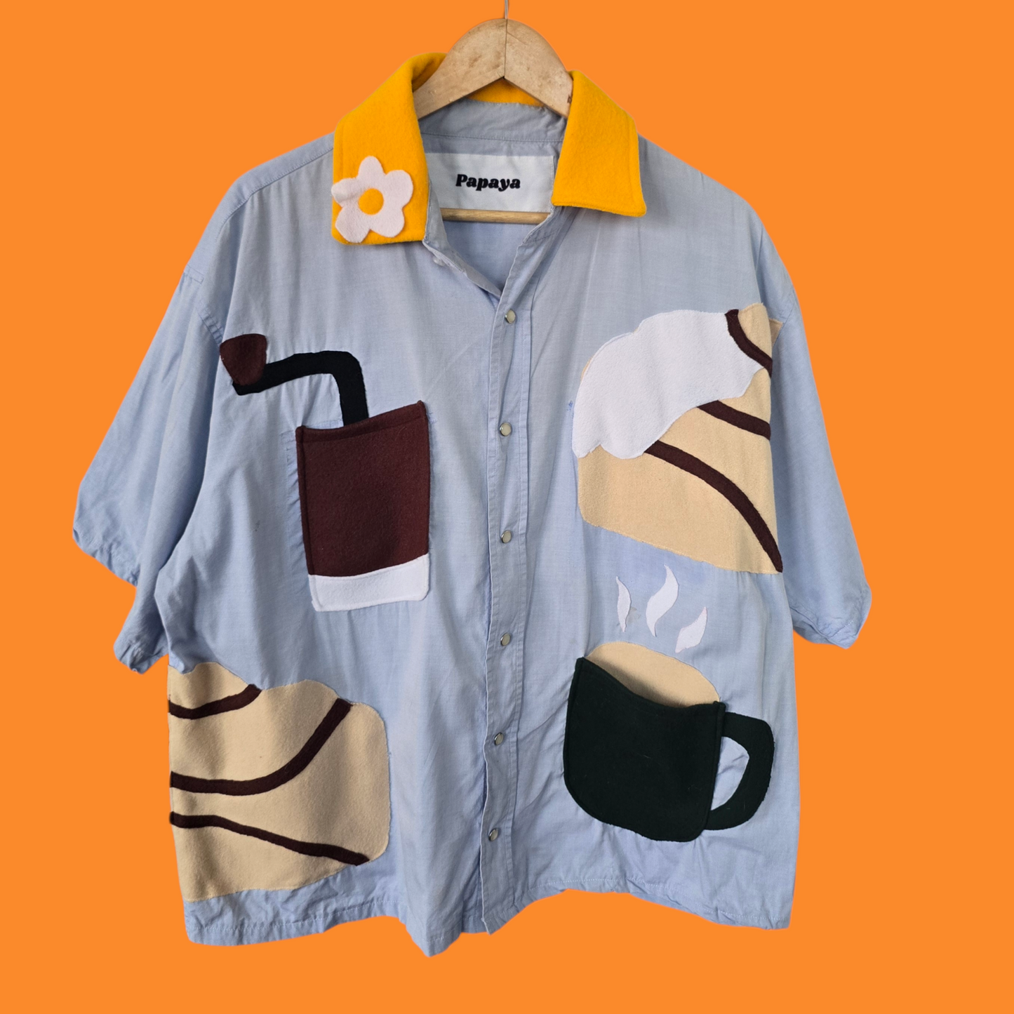 Gray Breakfast Collection Button Down