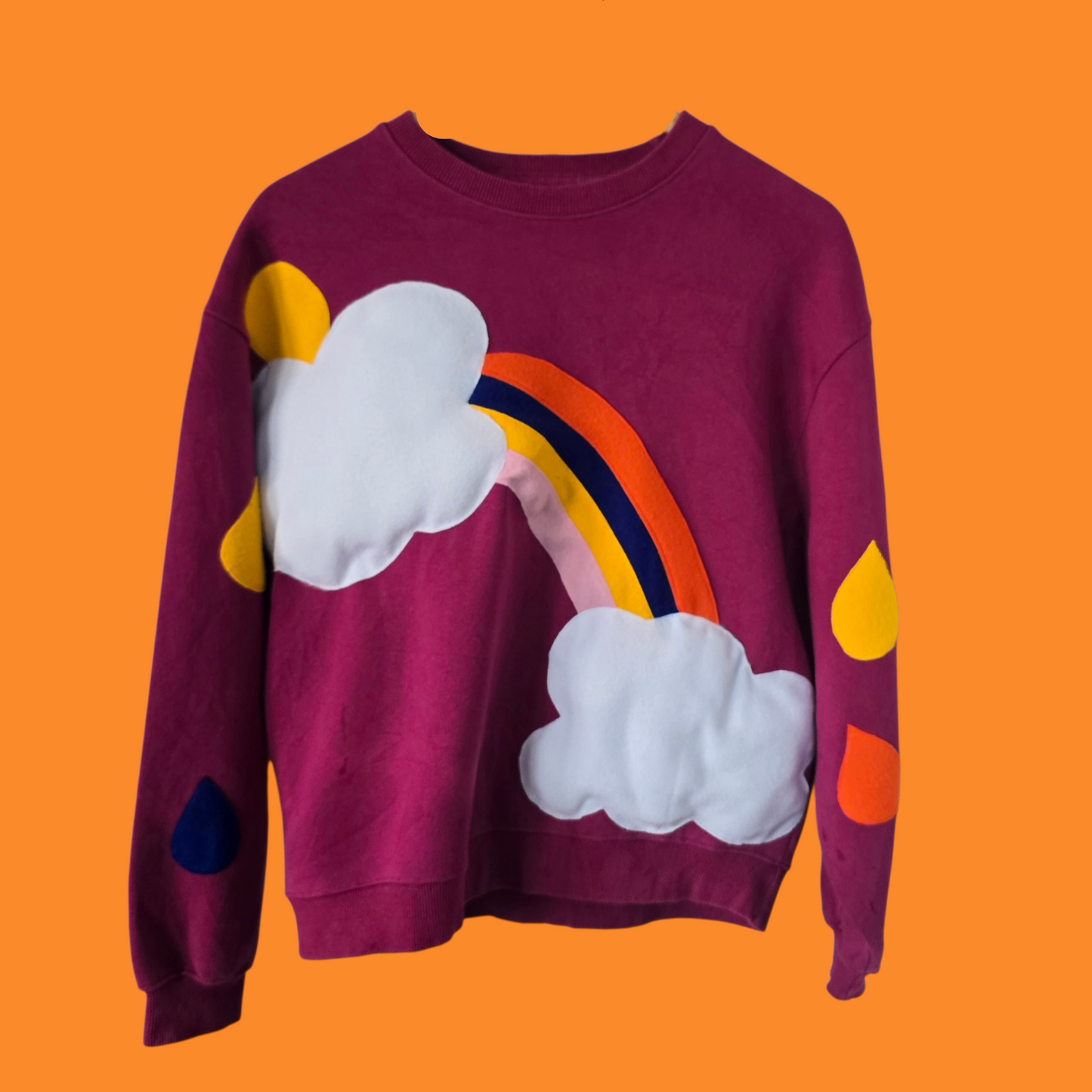 Purple Rainbow Sweater